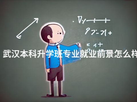 武汉本科升学班专业就业前景怎么样