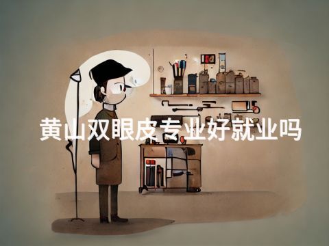 黄山双眼皮专业好就业吗(图1)