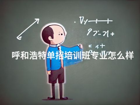 呼和浩特单招培训班专业怎么样(图1) 呼和浩特单招培训班专业怎么样(图1)