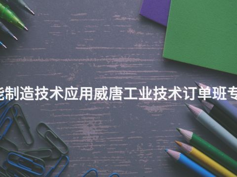 广西智能制造技术应用威唐工业技术订单班专业怎么样