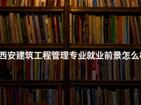 西安建筑工程管理专业就业前景怎么样(图1)
