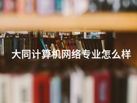 大同计算机网络专业怎么样