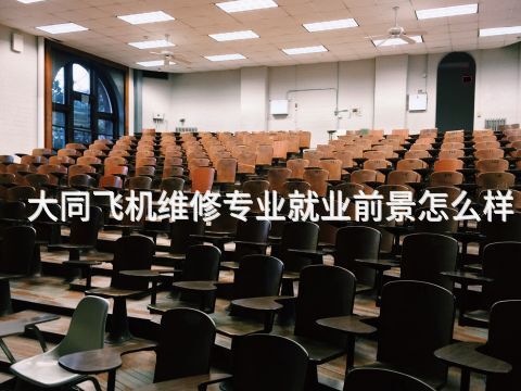 大同飞机维修专业就业前景怎么样(图1)