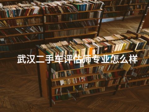 武汉二手车评估师专业怎么样(图1) 武汉二手车评估师专业怎么样(图1)