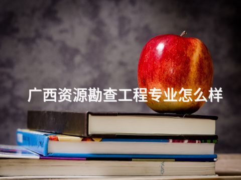 廣西資源勘查工程專業怎么樣